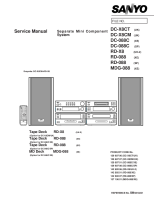 Sanyo RD-088 - Service Manual 